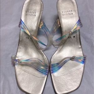 Stuart Weitzman iridescent kitten